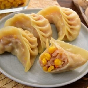 手工栗米餃